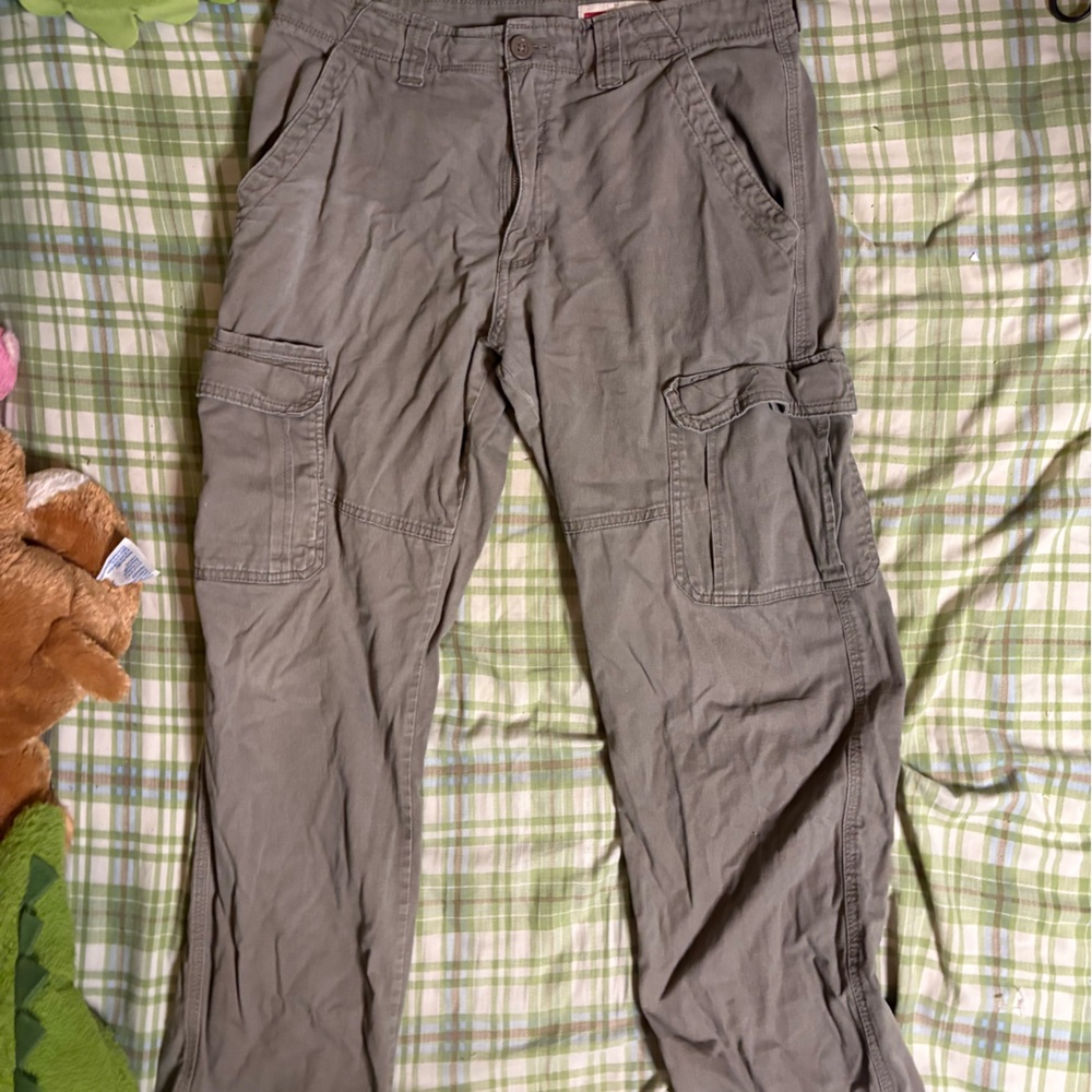 Wrangler Men's Cargo Pants in Gray
